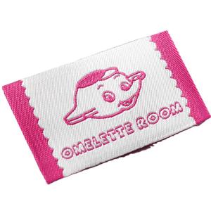 Quality Garment custom label Factory Direct fashion garment label Embroidered Cotton personalised clothing label for sale