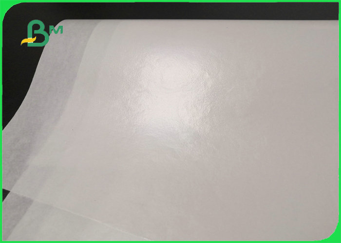 FDA 35gsm + 20micron PE Coated MG Kraft Paper For Wrapping Burger Greaseproof 