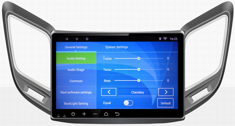 Ouchuangbo 10.1 inch car audio stereo android 6.0 for Changan CS15 with 3g wifi SWC capacitance multiple touch screen