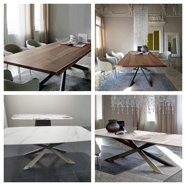 Modern Set Dining Table Nordic Mdf Wooden Dining Table And Chairs Luxury Dining Room Furniture