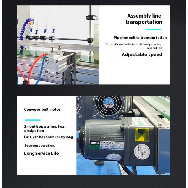 Simple Operation Automatic Four Head Filling Machine Oral Liquid Filling Machine for Milk Juice Soy Sauce Vinegar