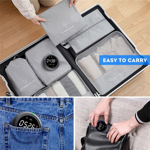 Thermometer and Hygrometer Wi-Fi CO2 Carbon Dioxide Detector(PTH-8)