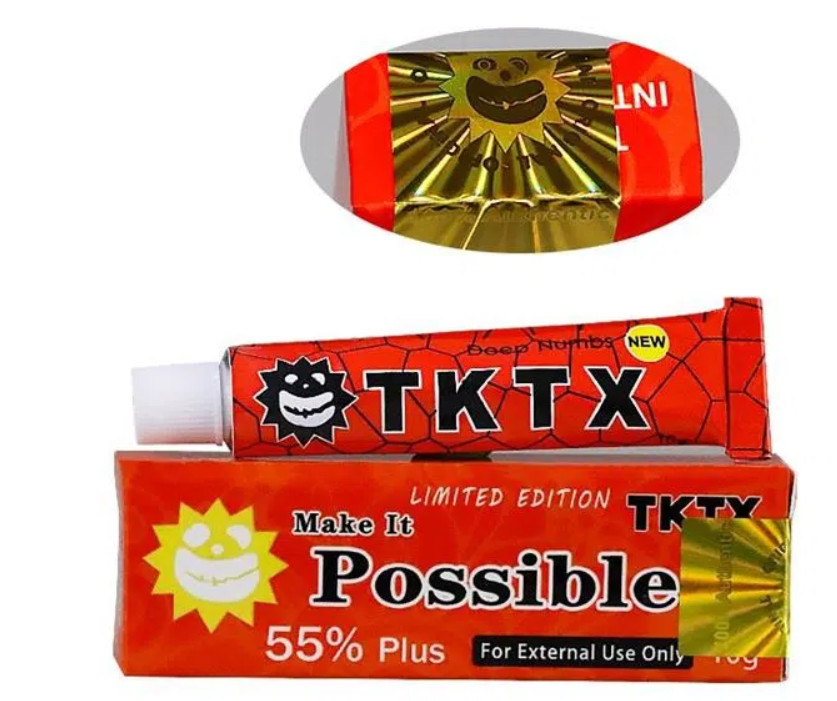 Possible TKTX Tattoo Numbing Cream Anesthetic Painless For Microneedling