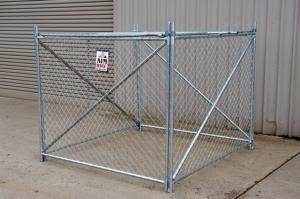 Australian hot sale galvanized steel wire rubbish cage