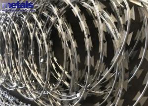 Quality Galvanized Steel CBT-65 Barbed Concertina Wire Coil for sale