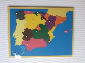 Quality Montessori Materials - Puzzle of Spain 57*45cm for sale