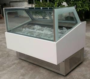 Quality Commercial Refrigerator Freezer 45 Degree Ice Cream Cupboard with Aspera Compre for sale