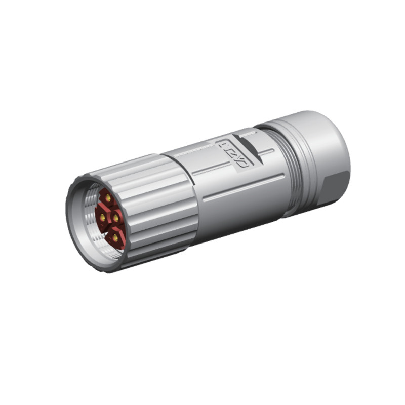 PA66 M23 Crimp Contact IP67 Male Female Waterproof Connector