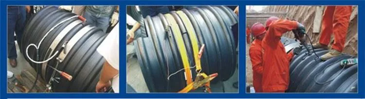Large Diamater Sewage Winding Pipe Steel Reinforced Spiral Pipe Making Machine Extrusion Equipemnt