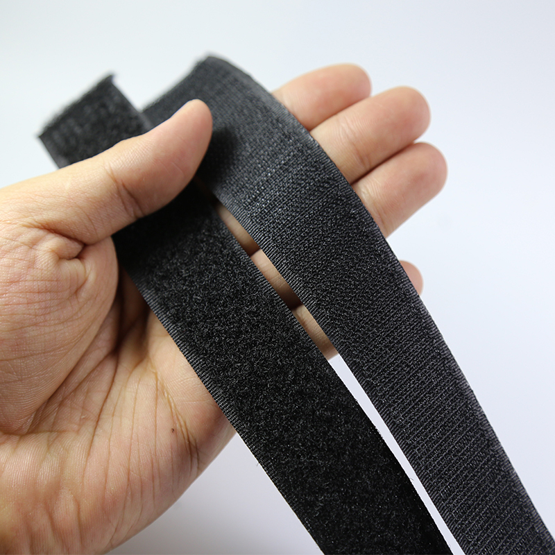 wholesale solid color black and white hook & loop for sewing clothes magic sticks