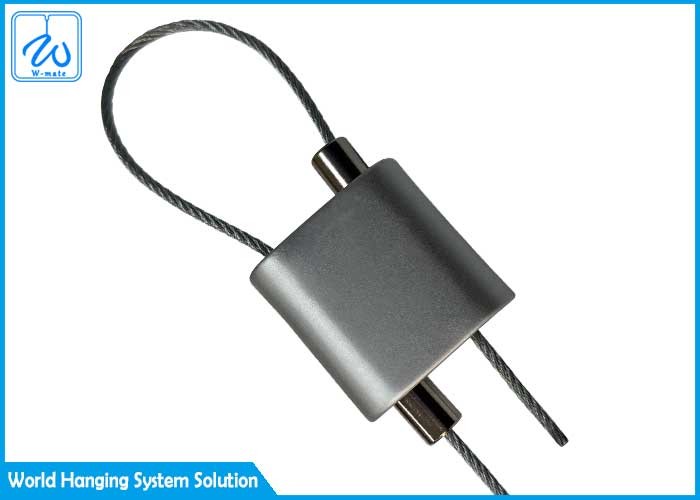 Make A Loop In Double Ended Grippers For 1/16" Wire Rope For Lighting And Gallery Displays