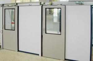 Quality Aluminum Frame Melamine MDF China Children Hospital Room Door,Clinic door for sale