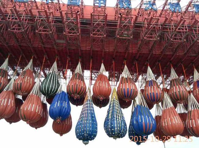Crane Load Testing Water Bags 0.4mm-2.5mm Thickness Water Bag Test Weights