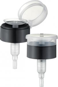 Quality OEM Nontoxic Nail Polish Pump , K802-1 Black Nail Varnish Remover Pump Dispenser for sale