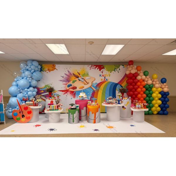 Customized Straight Backdrop Photo Booth Stand Pillowcase Backdrop Party Events Exhibition Backdrop Display