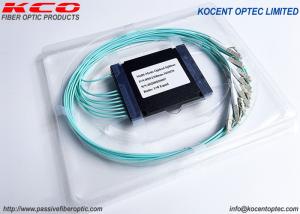 Quality Multimode OM3 Fiber Optical Coupler Splitter 1*2 1*4 1*8  SC LC FC ST Connector for sale