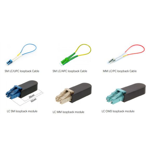 LC Multimode Duplex Fiber Optic Loopback Module/Adapter(9/125)