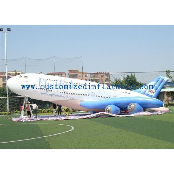 Rental Inflatable Advertising Balloon With Bottom , Custom Inflatable Balloons With Light