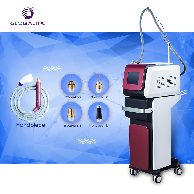Picolaser Tattoo Removal ND YAG Laser Machine 532nm 1064nm 2000W Power