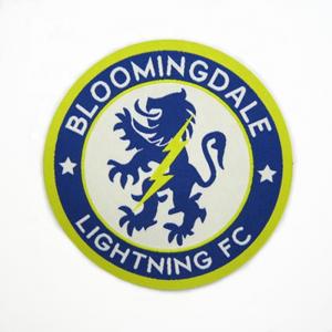 Quality Custom Laser Cut Vinyl Stickers Labels Custom Woven Patches Football Iron On Patch for sale