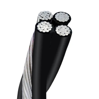 Aluminum Conductors Overhead ABC Aerial Bundled Cable for 0.6/1KV Voltage Round Wire